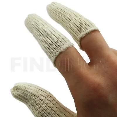 20 Cotton FINGER Guards Caps Cots Handling Watch Movements Parts Jewellers Tool • £5.89