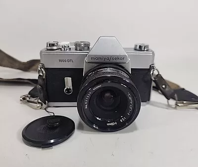Mamiya/Sekor 1000 DTL 35mm SLR Film Camera With Tamron F 28mm F/2.8 ~ Japan Made • $99.90