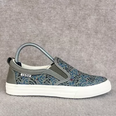 Taos Shoes Womens 8 Rubber Soul Olive Branch Slip On Comfort Casual Sneakers • $54.95