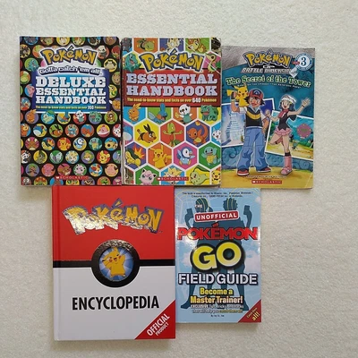 $32.50 • Buy Pokemon Deluxe Essential Handbooks Plus Secret Tower & Encyclopaedia+Pokemon Go