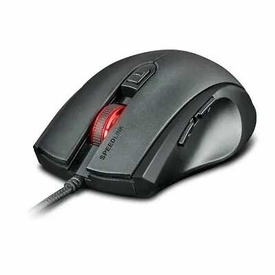 SpeedLink ASSERO 7 Color LED Wired Optical USB Gaming PC Mouse Computer Laptop • £9.95