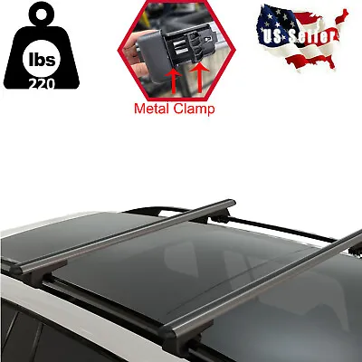 $79.95 • Buy For BMW 5 Series  Wagon Metal Clamp Roof Rack Cross Bars Carrier Rails Roof Bar