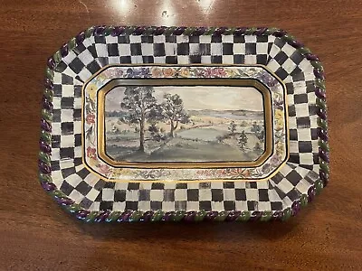 1991 MacKenzie-Childs Maclachlan Hors D’oeuvres Tray 2nd Edition Excellent Cond • $195