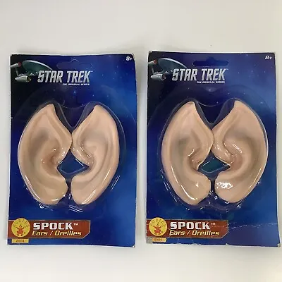 £22.56 • Buy 2 Pkg Star Trek Spock Ear Tips Costume, Cosplay, Halloween Rubies 8904