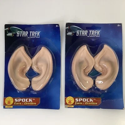 £22.56 • Buy 2 Pkg Star Trek Spock Ear Tips Costume, Cosplay, Halloween Rubies 8904