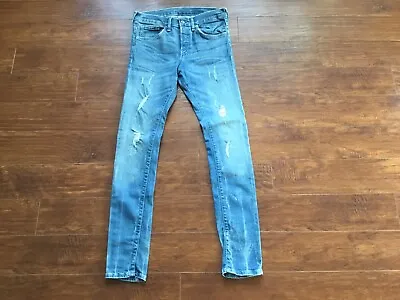 & Denim By H&M Skinny Low Waist Distressed Wash Men’s Jeans - 30x32 • $8.99