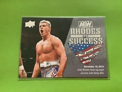 AEW Trading Card - Upper Deck - Rhodes To Success - RS-4 • £1.50