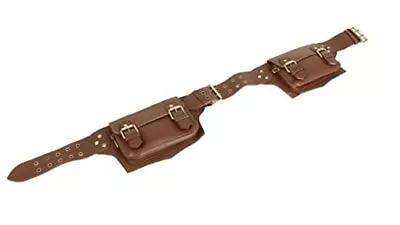 Mens Boys Vintage Leather Messenger Belt Sling Leather Utility Pouch Fanny  • $55.78