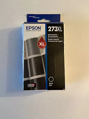 Epson 273XL Claria Premium High Capacity Cartridge Ink Black Exp 01/23 • $12.99