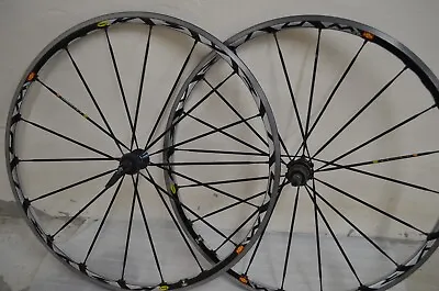 MAVIC KSYRIUM SSC SL Road Bike Wheelset W Skewers Rim Brake Vintage LOW MILEAGE • $550