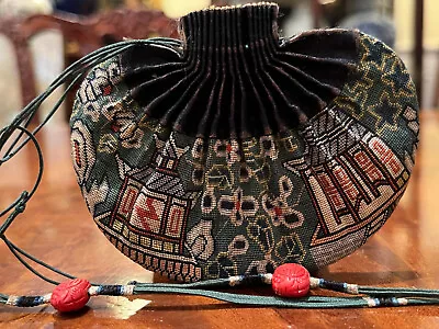 An Excellent Rare Chinese Qing Dynasty Silk Embroidery Kesi Purse • $500