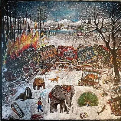 Mewithoutyou Ten Stories Vinyl FIREBOX Variant NM/NM Emo Vinyl Post Hardcore • $30