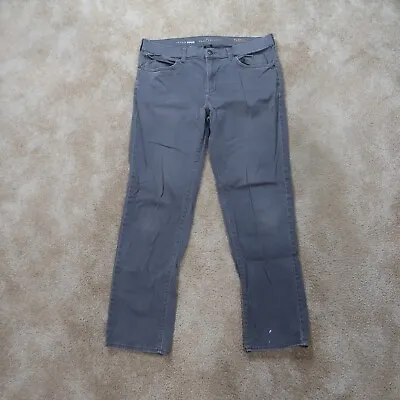Marc Anthony Slim Fit Straight Leg Chino Pants Men's 36x32 Gray Stretch Khakis • $24.99