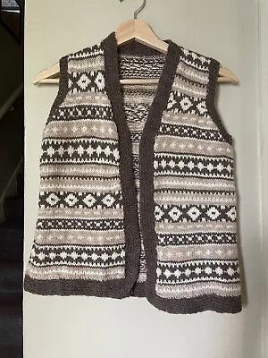 Hand Knitted Fairisle Waistcoat  • £12.50