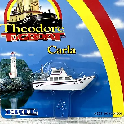 ERTL Theodore TUGBOAT CARLA Cabin Cruiser Boat Diecast Toy 1998 Cochran Ent NEW • $12.99