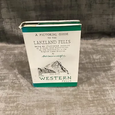 A Pictorial Guide To The Lakeland Fells Western A Wainwright 1998 4th  HB DJ • £3.99