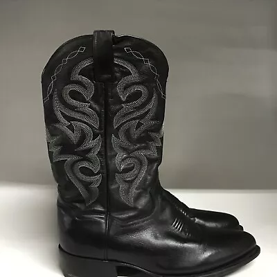 Dan Post Milwaukee Western Boot Black Men's Size 9.5 EW (READ DESCRIPTION) • $47.99