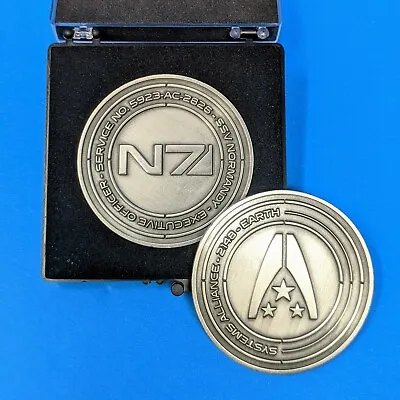 $169.95 • Buy Mass Effect 1 2 3 Limited SSV Normandy SR1 Shepard N7 Coin Figure Statue Badge