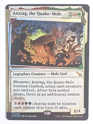 MTG Anzrag The Quake-Mole - Murders At Karlov Manor [Invisible Ink] [Foil] NM • $35