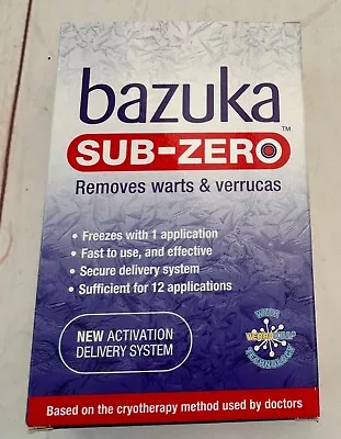 Bazuka Sub-Zero Warts & Verrucas Treatment 50ml Exp 01/25 • £12.95