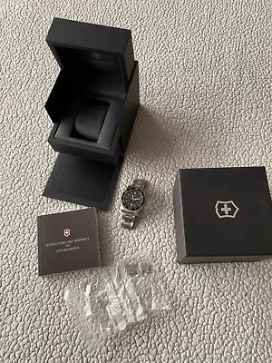 £160 • Buy Swiss Army Mens Watch Maverick Diver Swiss Quartz Black