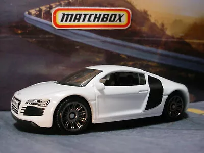 2023 MBX EUROPEAN HIGHWAYS Exclusive 2007 AUDI R8 ➽ White ➽Matchbox Loose • $4.77