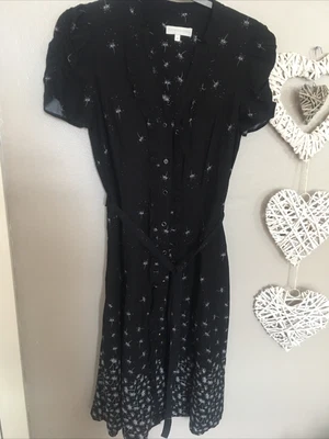 £4 • Buy Rocha John Rocha Floral Button Up Tea Dress Size 10 VGC