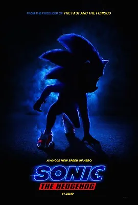 $11.99 • Buy Sonic The Hedgehog Movie Poster  - 11 X 17 Inches (2019)