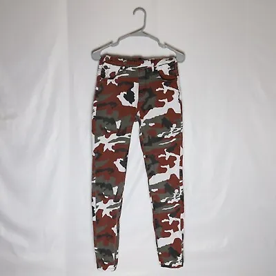 American Bazi Overalls Women's S Skinny Fit Red Camo Pants • $19.99