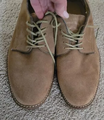 G.H. Bass & Co. Dirty Buck Tan Plain Toe Leather Upper Men's Shoes Sz 12D • $15