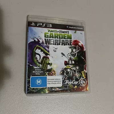 Plants Vs Zombies Garden Warfare - Sony PlayStation 3 - PS Game - Like New • $16.99