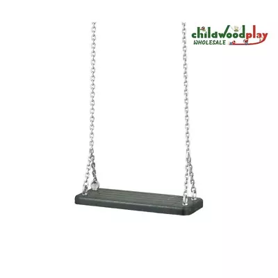 Kids Playground  Rubber Swing Seat With Metal Insert /  Steel  Chain Heavy Duty. • £54.95