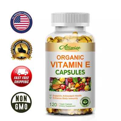 Vitamin E 400 Iu - 120 Capsules - Supports Skin Hair Immune And Eye Health • $13.88