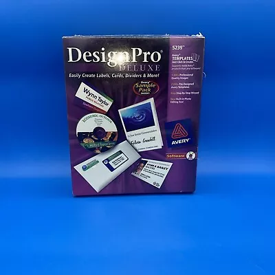 New In Package Design Pro Deluxe. Avery 5239. For Microsoft Windows • $22