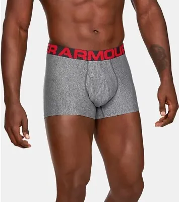 NEW Under Armour Mens Tech 3  BoxerJock Boxer Briefs Underwear Size L 1332662 • $15.94