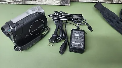 Sony Handycam DCR-DVD610 Hybrid Mini-DVD Disc Video Camcorder W/BAG - Works • $70