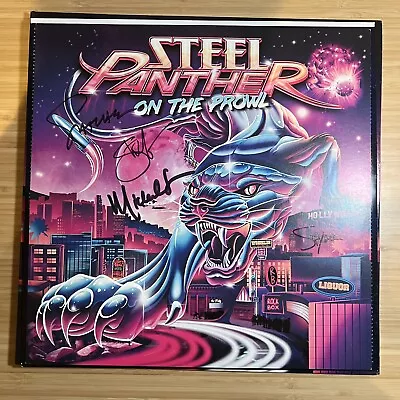 Steel Panther On The Prowl Ltd. Ed.  Purple Vinyl With Full Band SIGNED INSERT • $49.99