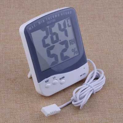 Digital Thermometer Hygrometer Humidity Monitor Probe Egg Incubator Tm • $23.30