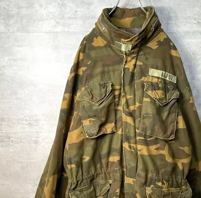 Abercrombie&fitch Military Jacket Type M65 Style Camouflage Size L Sentinel • $99