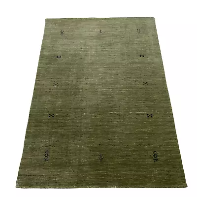 Oriental Rug Gabbeh 120x180 CM Grey 100% Wool Loom Carpet Debbich • £131.84