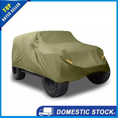 Pack Of 1 For Jeep Wrangler JK 4 Door Car Cover Waterproof Sun Rain Dust Wind • $72.99