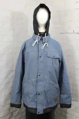 O'Neill Legend Ski And Snowboard Jacket Men's Medium Light Blue Denim New • $131.97