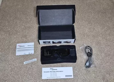 Optoma 3D Glasses XL Active Sync - Genuine - New - In Box - VESA - ZF2100 • £60