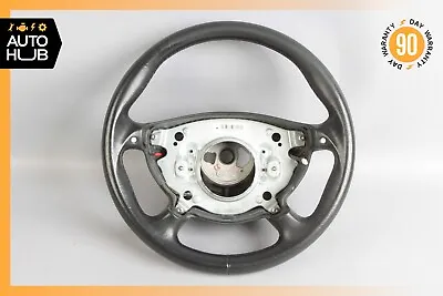 03-06 Mercedes W211 E55 AMG Driver Steering Wheel Black 2114606603 OEM • $244.85