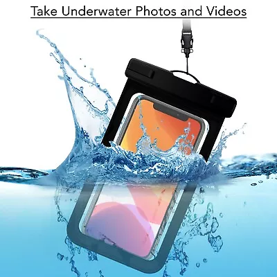 Waterproof Case Underwater Dry Cover Case Bag Pouch For IPhone 14 13 12 XR MAX 8 • £3.99
