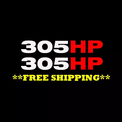 For MUSTANG MACH 1 305hp Vinyl Decal Sticker 2 Pack! FREE SHIP 2003-2004 4.6L • $7.95