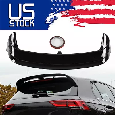 For 2021 -23 VW Golf 8 MK8 GTI R Line Gloss Black Rear Roof Spoiler Window Wing • $119.99