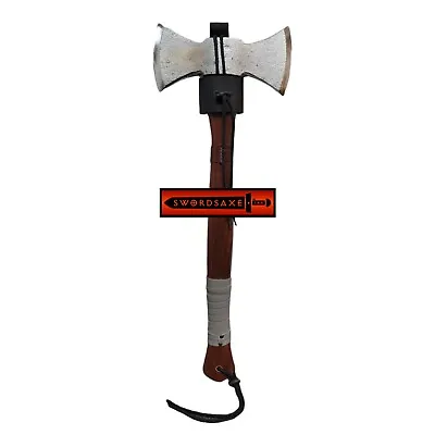 Barbarian Double Bitt Medieval Viking Axe Collectible Historical Twin Blade Axe • $49.99