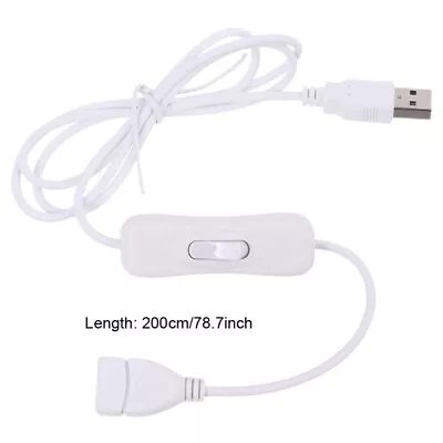 $8.79 • Buy Data Sync USB 2.0 Extender Cord USB Extension Cable With ON OFF Switch For PC 
