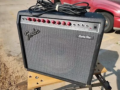 Vintage FENDER 85 Eighty Five Guitar Amp. Solid State Rare Red Knob *USA Made* • $425